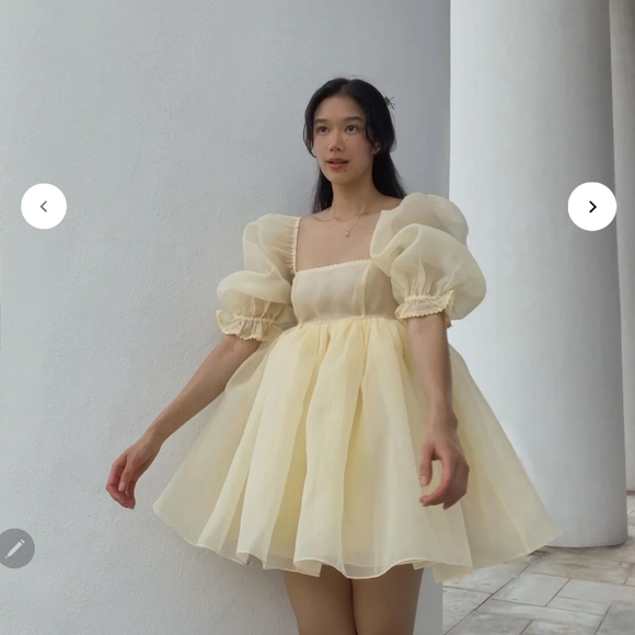 Selkie The Baby Banana Puff Dress - Picture 11 of 16